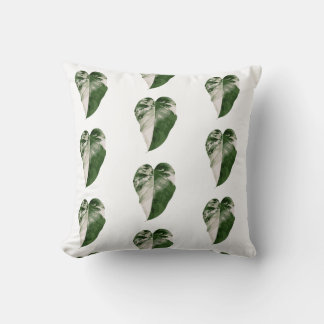 Coussin Variegated Monstera Heart Leaf Botanical