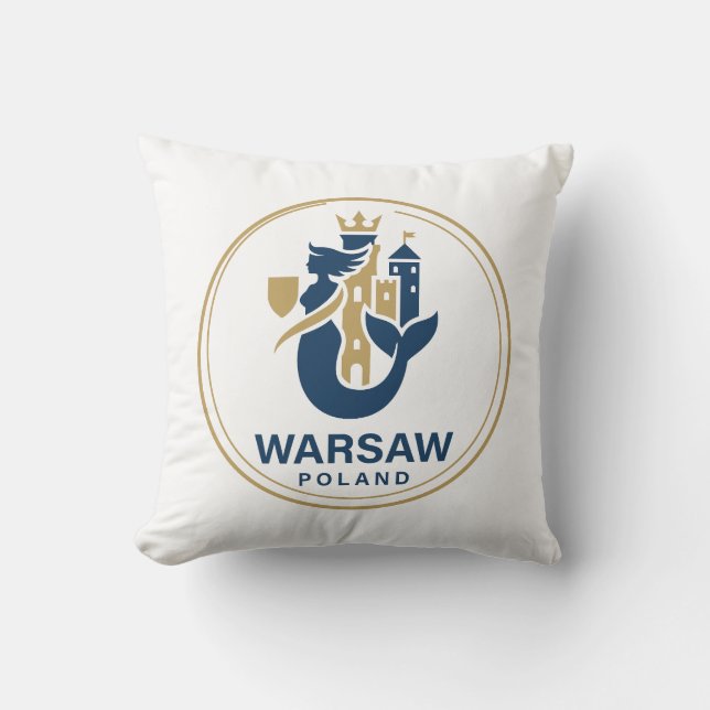 Coussin Varsovie Pologne Europe (Recto)