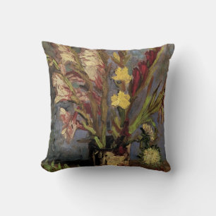 Coussin Vase avec Glaïeuls par Vincent van Gogh