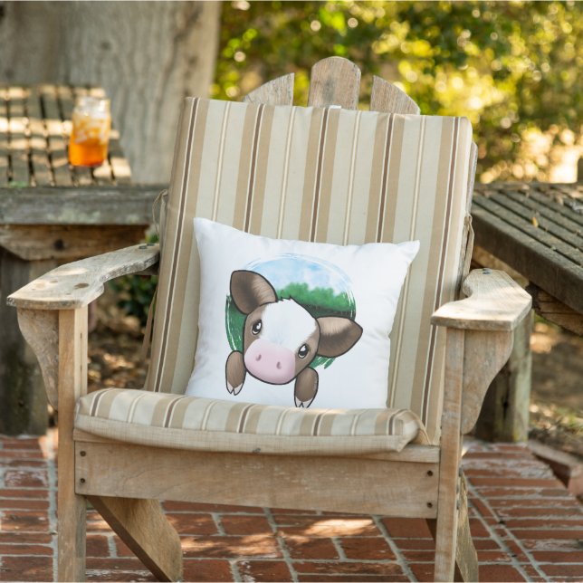 Coussin Veau de vache bébé (Chaise)