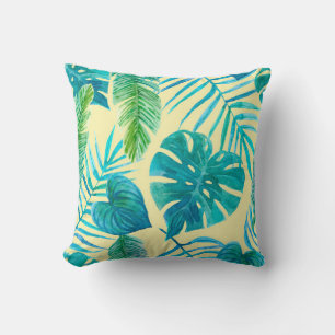 Coussin Végétation luxuriante de plantes tropicaux de la j