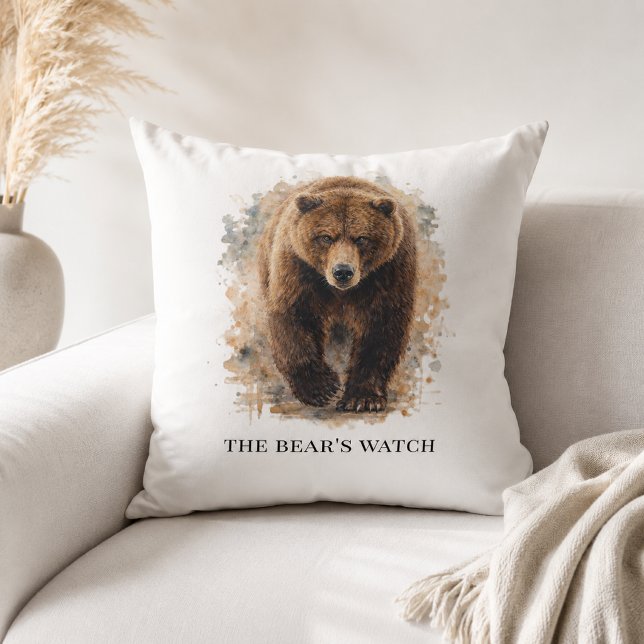 Coussin Veille d'ours Montagne Den Accent (Créateur téléchargé)