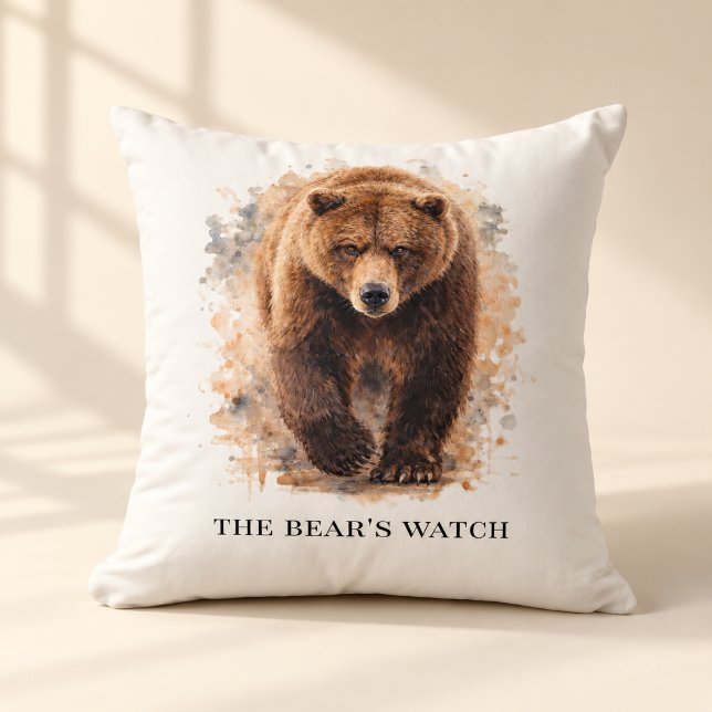 Coussin Veille d'ours Montagne Den Accent (Créateur téléchargé)