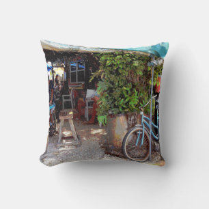 Coussin Vélo bleu