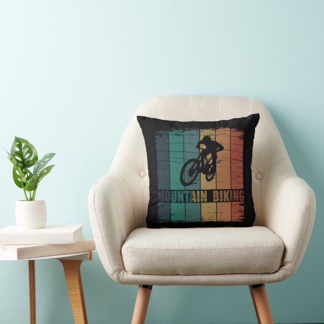 Coussin Vélo de montagne Vintage Mtb Descente (Chaise)