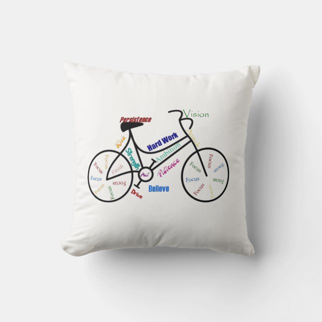Coussin Vélo, Vélo, Cycle, Sport, Vélo, Motivation (Recto)