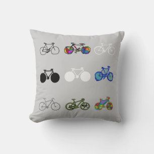 Coussin vélos groupés