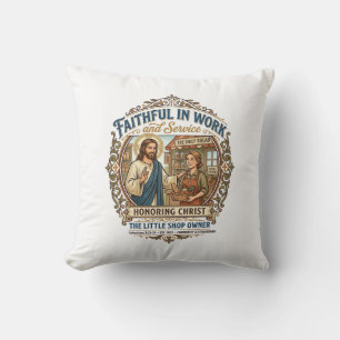 Coussin Vendeur d'artisanat Jésus Etsy Fabricant de chemis