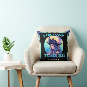 Coussin Vendeur Fortune Bleue _ Halloween