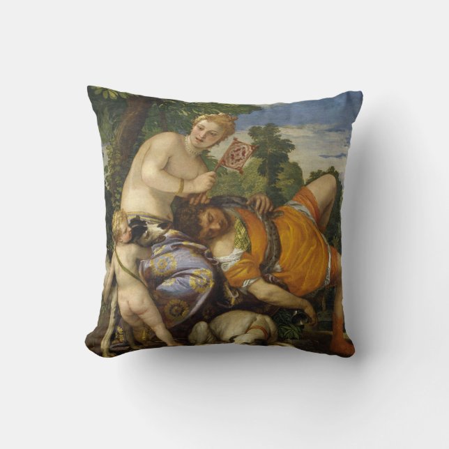 Coussin Vénus et Adonis (par Paolo Veronese) (Recto)
