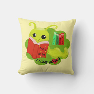 Coussin Ver de bibliothèque