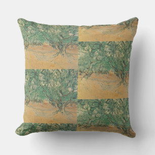 Coussin Verger d'oliviers de Van Gogh - Art de la nature e