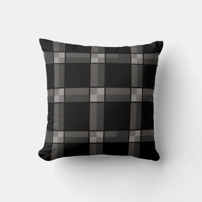Coussin Vérification du gris noir (Recto)
