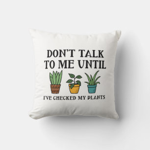 Coussin Vérifié mes Plantes