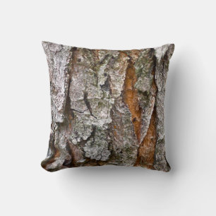 Coussin Véritable écorce d'arbre