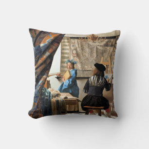 Coussin Vermeer - L'art de la peinture