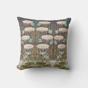 Coussin Verneuil Dragonfly Water Lily Art Nouveau : Vintag