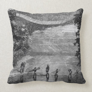 Coussin Verney Lovett Cameron (1844-94) croisant le Lulin