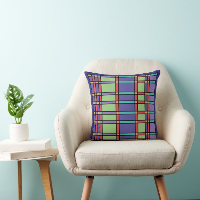 Coussin Verre Coloré Couleurs Vives (Chaise)