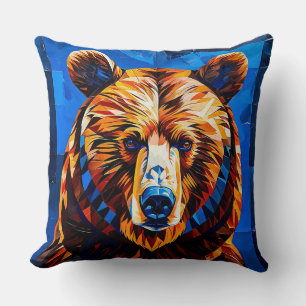 Coussin Verre coloré ours
