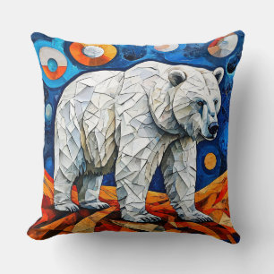 Coussin Verre coloré ours