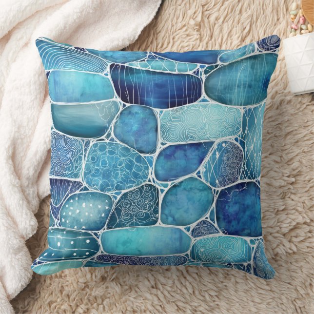Coussin Verre de mer océanique  (Couverture)