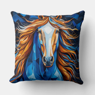 Coussin Verre teinté de cheval