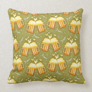 Coussin Verres de motif de bière
