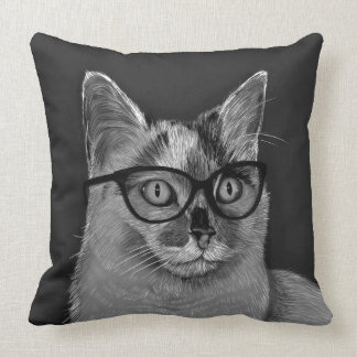Coussin Verres de port de chat