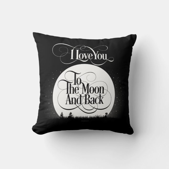 Coussin Vers La Lune Et Retour (Recto)