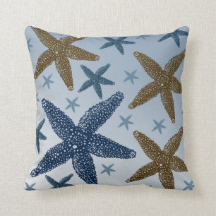 Coussin Vers le bas par les étoiles de mer de mer