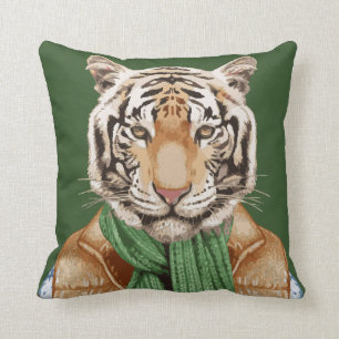 Coussin Vers le bas tigre de gilet