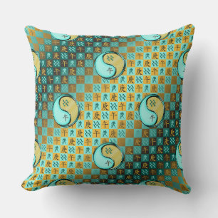 Coussin Verseau & Cheval de Métal