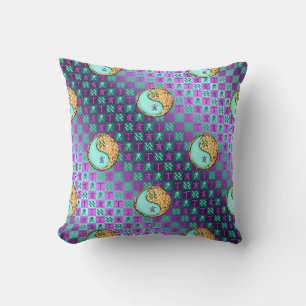 Coussin Verseau & Sanglier de Feu