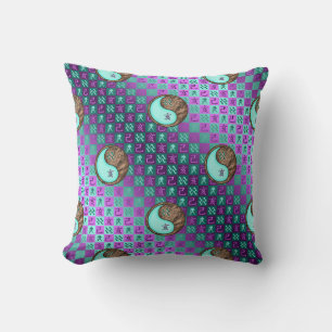 Coussin Verseau & Terre Sanglier