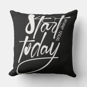 Coussin Verset biblique chrétienne inspirant