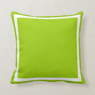 coussin vert citron
