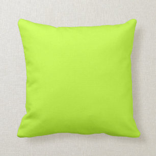 Coussin Vert clair citron solide