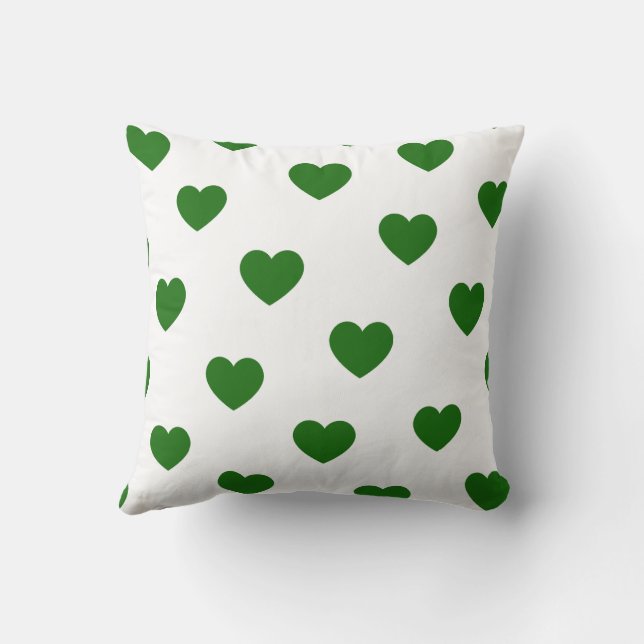 Coussin Vert Cosy Mignon Branché Moderne Romantique Chic C (Verso)