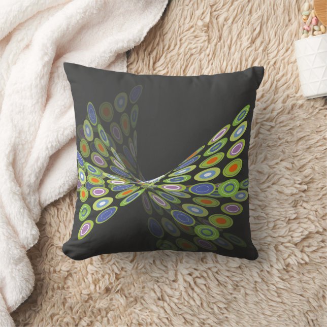 Coussin vert Cushio d'art de graphiques de (Couverture)