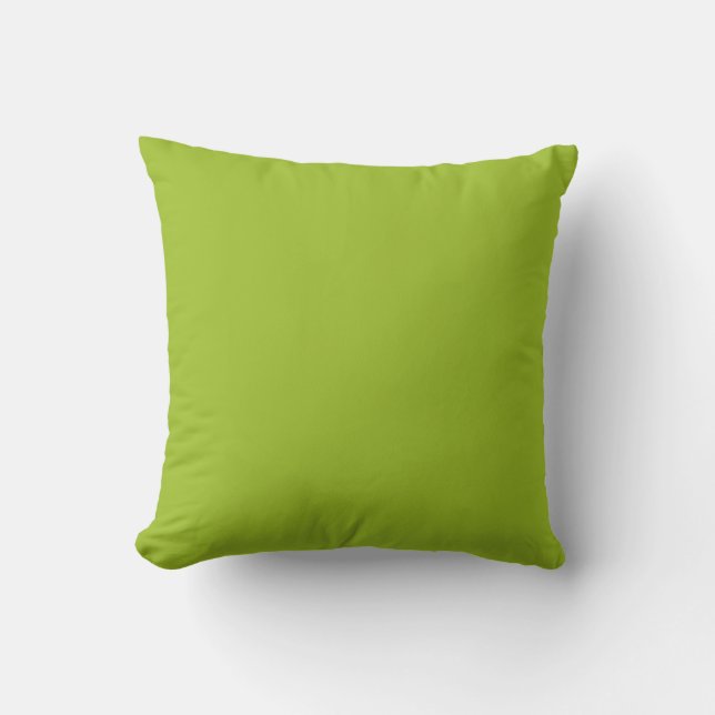 Coussin vert feuille de palme (Recto)