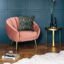 Vert géométrique et or