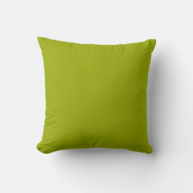 Coussin Vert Limeade solide (Recto)