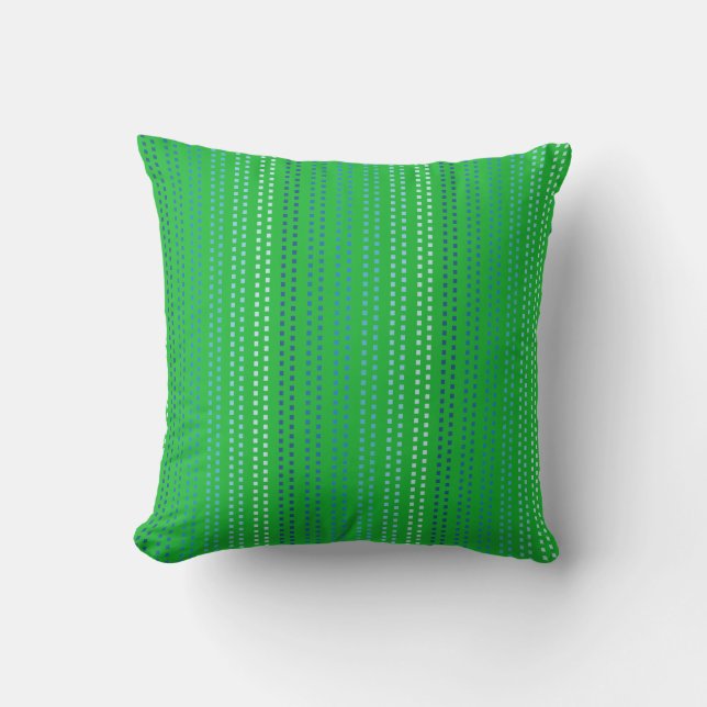 Coussin Vert n Jaune w Couleur Arrière - plan modifiable (Recto)