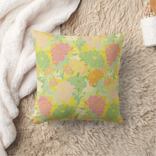 Coussin vert, naturel, décoration d'intérieur, abstrait,