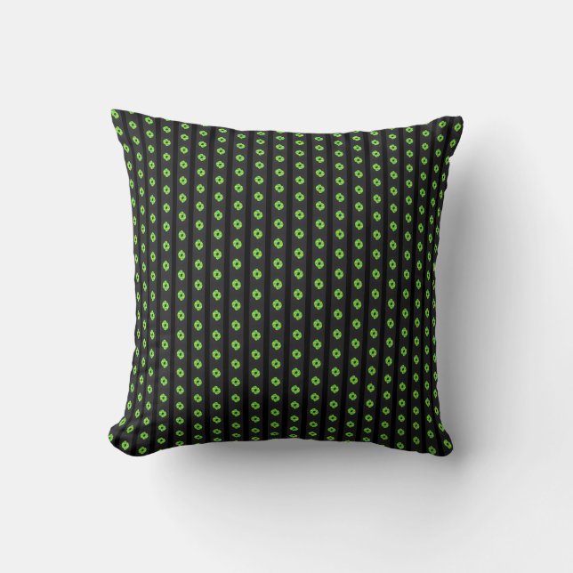 Coussin vert noir (Recto)