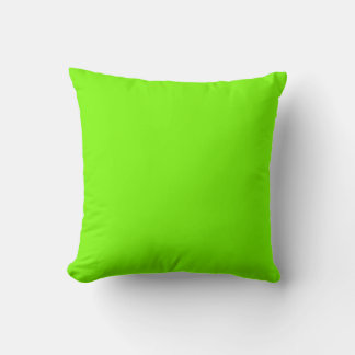 Coussin Vert pelouse couleur uni