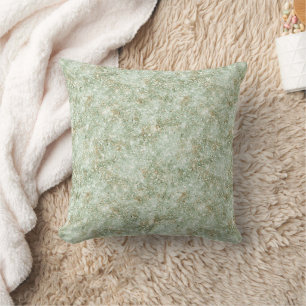 Coussin Vert pistache Pailleté Faux Anniversaire