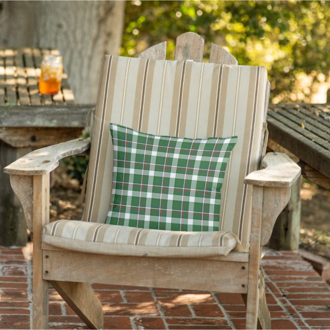 Coussin Vert Rouge Bleu Blanc Cool Lumberjack Plaid Motif (Chaise)