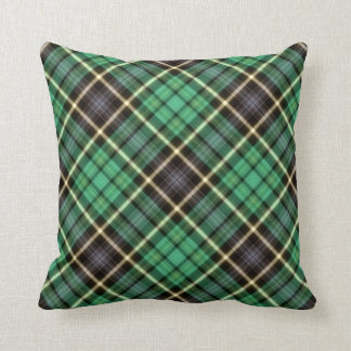 Coussin vert Tartan